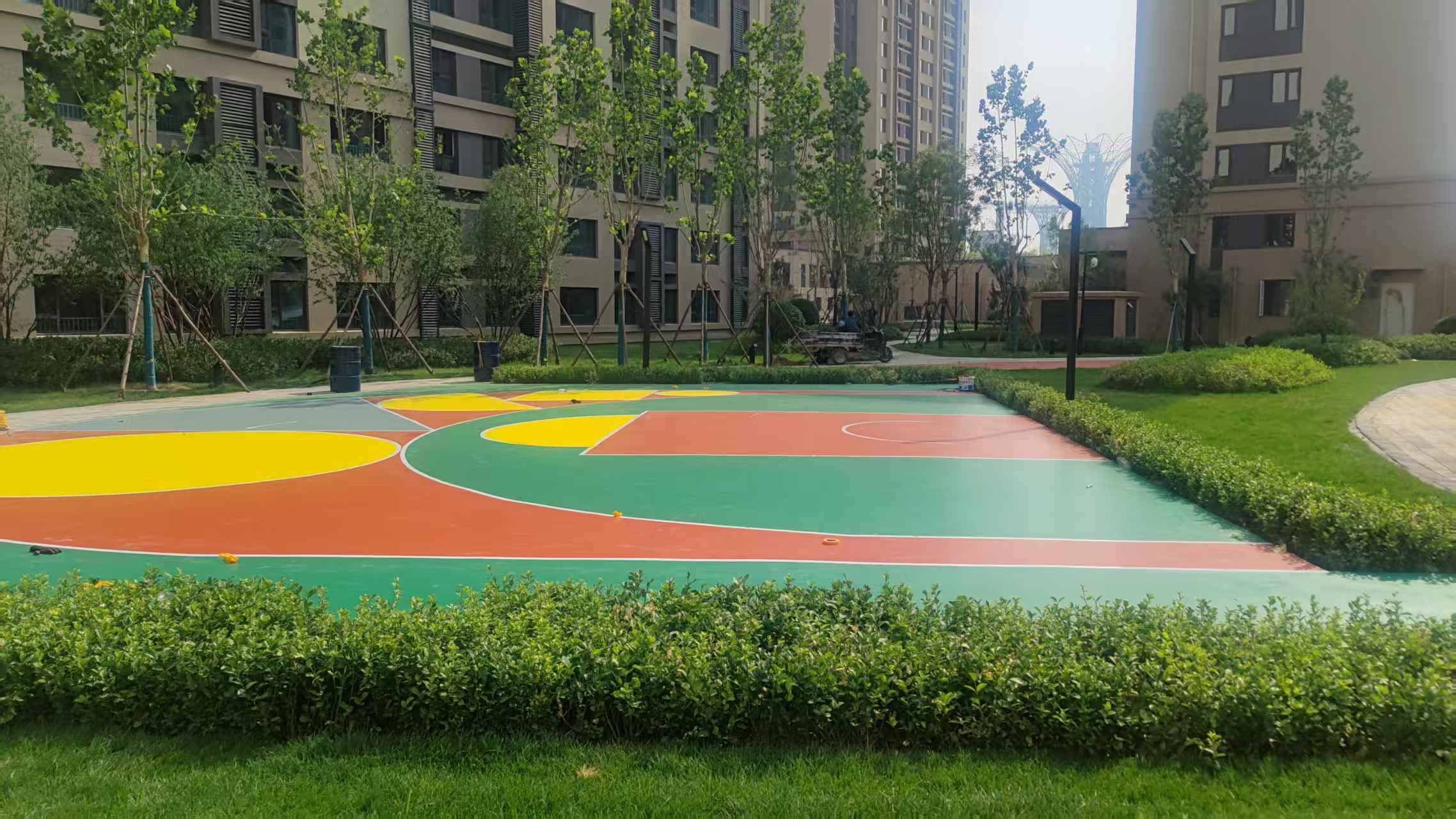 十堰市硅PU材料塑胶地面 - 方案